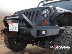 Jeep Gladiator Front Bumper - Body Armor 4x4 - Orion Full-Width - `07-`25 Jeep Gladiator Front Bumper - Body Armor 4x4 - Orion Full-Width - `07-`25